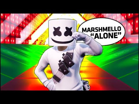 FORTNİTE MÜZİK BLOKLARI | Marshmello - Alone (Türkçe Fortnite) - Популярные видеоролики!