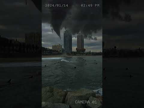 tornado Miami 24.01, have u spotted this? #tornado #nature #miami - Популярные видеоролики!