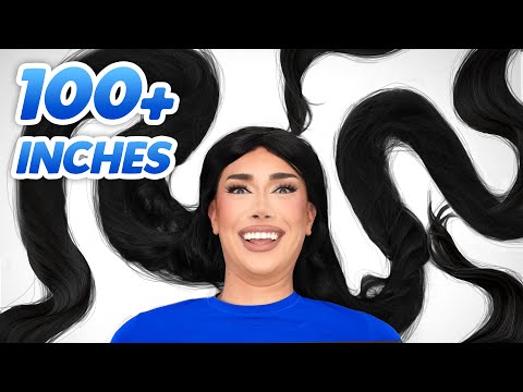 Wearing The World's Longest Wig For A Day! - Популярные видеоролики!