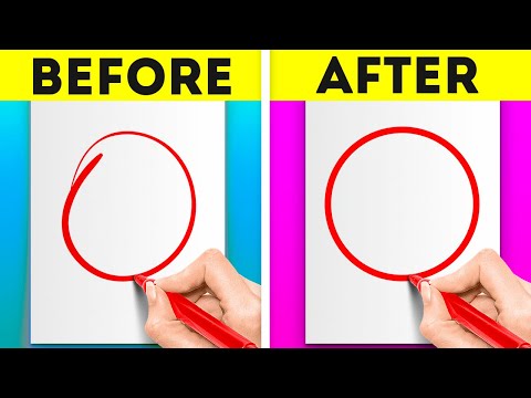 Easy drawing tips & tricks - Популярные видеоролики!
