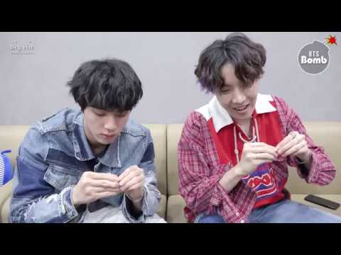 [BANGTAN BOMB] Jin & j-hope Play with Earrings - BTS (방탄소년단) - Популярные видеоролики!