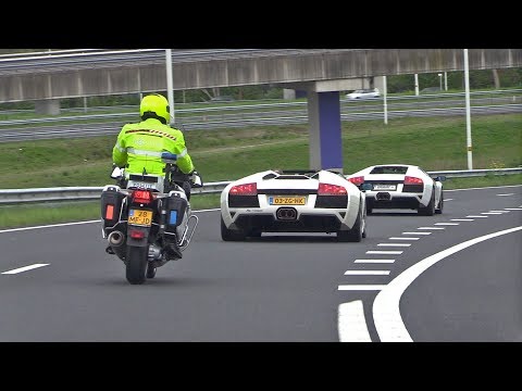 Dutch Cop Hates Lamborghini Murcielago LP640 w/ Straight Pipes Fi Exhaust - Популярные видеоролики!