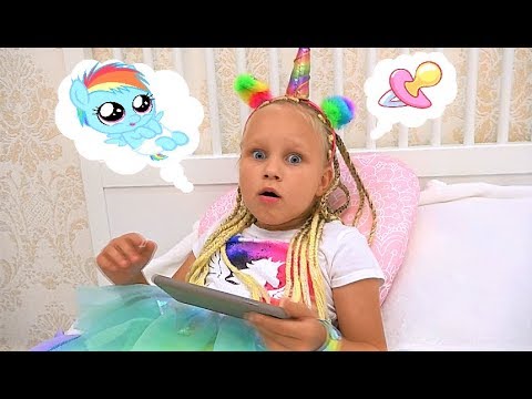 Сюрприз ПОД ДВЕРЬЮ для Алисы или Pony baby wants to play and eat ! - Популярные видеоролики!