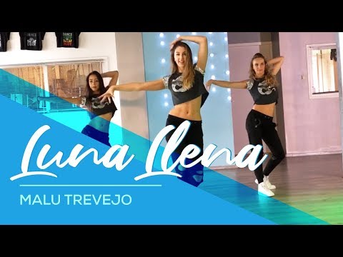 Luna Llena - Malu Trevejo - Easy Fitness Dance Choreography - Baile - Coreografia - Популярные видеоролики!