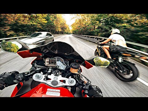 Очень быстрая езда на мотоцикле по опасным дорогам Сочи - Популярные видеоролики!