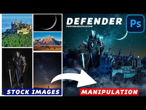 How to Make Stock images that Magical Defender | Fantasy Defender Photoshop Manipulation Speed Art - Популярные видеоролики!