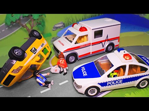 New Cartoons With Cars for Kids - Escape from Prison - Police Car, Ambulance | Toy Adventure Story - Популярные видеоролики!
