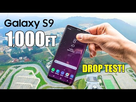 Samsung Galaxy S9 Drop Test from 1000 Feet! | in 4K - Популярные видеоролики!