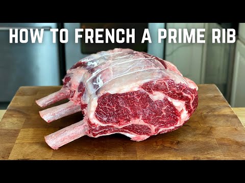 How to Prep & French a Prime Rib #shorts - Популярные видеоролики!