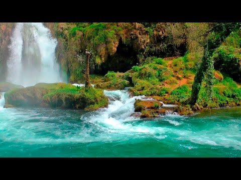 Relaxing Music with Nature Sounds - Waterfall HD - Популярные видеоролики!