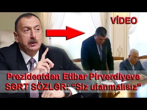 Prezident müşavirədə qəzəbləndi: 'Siz utanmalısınız' - video - Популярные видеоролики!