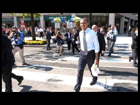 President Obama Walks The Streets Of Washington - Популярные видеоролики!