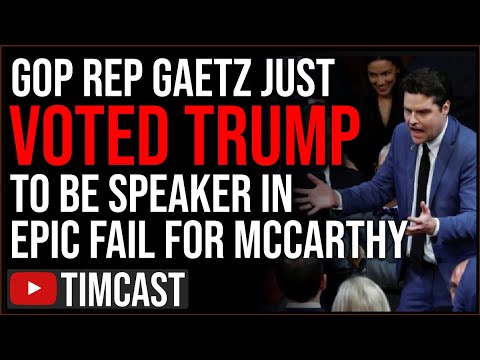 McCarthy LOSES SEVENTH VOTE, Gaetz Votes For TRUMP As Speaker In EPIC Fail For GOP Establishment - Популярные видеоролики!