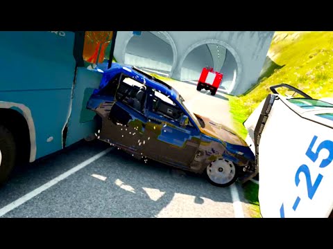 Loss of Control Crashes - Airplane vs Cars and Car Crash #01 [BeamNG.Drive] - Популярные видеоролики!