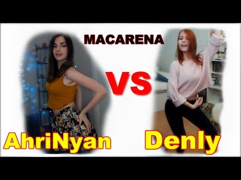 Ahrinyan vs Denly - Just dance 2018 - Macarena | Танцы стримерш - Популярные видеоролики!
