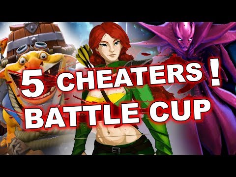 Full team of CHEATERS in BATTLE CUP - WTF with Valve Anti-Cheat? - Популярные видеоролики!