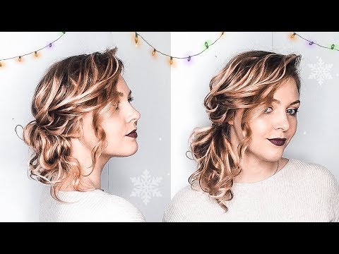 2 Простые ПРИЧЕСКИ из Локонов . Holiday Party Hairstyles - Популярные видеоролики!