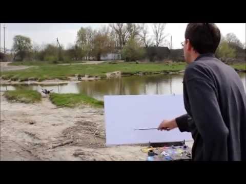 Мастер-класс по живописи с натуры от художника Василия Пешкуна - Популярные видеоролики!