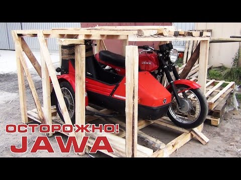 Осторожно! JAWA 350/638 'Люкс' с коляской Velorex 700 - Популярные видеоролики!