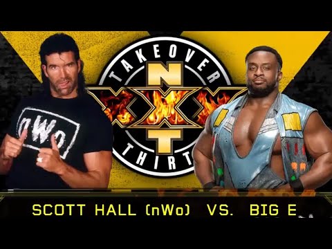 WWE 2K22 Gameplay Scott Hall Vs Big E At NXT Takeover Full Match Highlights HD - Популярные видеоролики!