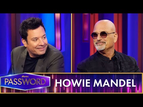 Howie Mandel and Jimmy Fallon Face Off in a Competitive Round of Password - Популярные видеоролики!
