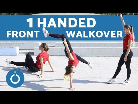 One Handed Front Walkover – Step by Step Tutorial - Популярные видеоролики!