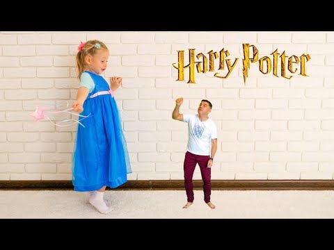 Настя получает волшебное письмо и собирает фигурки из Гарри Поттера - Популярные видеоролики!