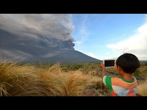 Лахары Агунга. Извержение вулкана Агунг. Бали. Что произошло на нашей Планете 29 ноября 2017 - Популярные видеоролики!