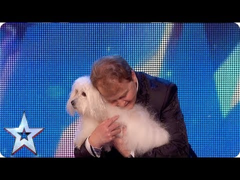 Marc Métral and his talking dog wow the Judges! | Britain's Got Talent Unforgettable Audition - Популярные видеоролики!