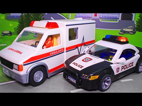 New Cartoons With Cars for Kids - Police Car and Ambulance | Car Toy Adventure - Популярные видеоролики!