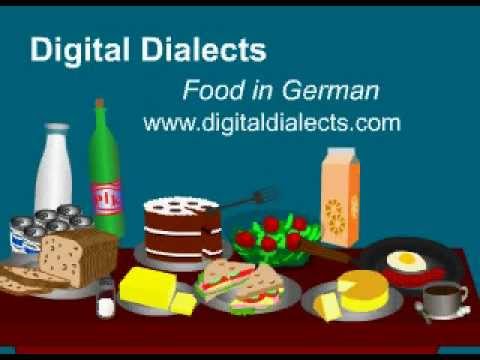 Learn German - words for food - Популярные видеоролики!