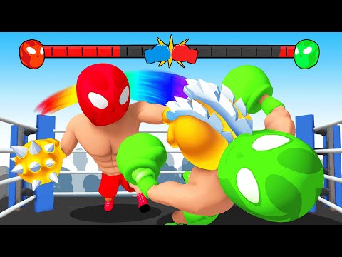 Beating Up Friends in Knock'Em Out - Популярные видеоролики!