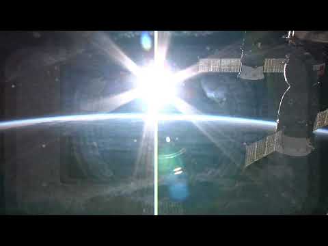 Закат солнца с борта МКС - Популярные видеоролики!