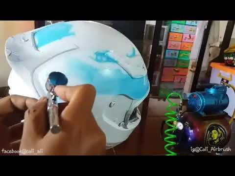 Airbrush Helm Hadiah Motor - Популярные видеоролики!